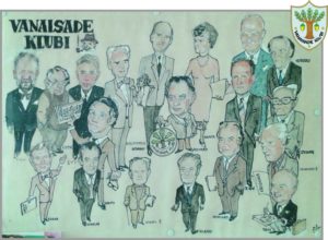 Vanaisade klubi algusaatatel läbi Erich Lauri silmade (all paremas nurgas). Üleval kaks asutajaliiget - president Gennadi Vihman ja Martha Kesa, kes oli ka Vanaisade klubi liige kaua aastaid. Vasakul üleval praegune Vanaisade klubi president Enn Pakri. Sellest koosseisust on tänaseni veel alles ja aktiivne klubi liige vanaisa Endel Ojasild (allreas kepile toetumas).
